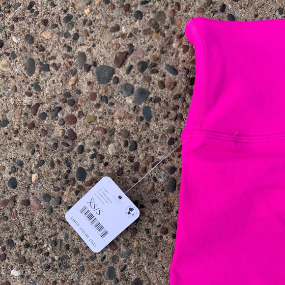 Free People magenta biker shorts - Picture 4 of 4